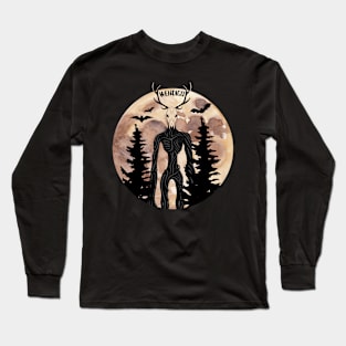 Wendigo Cryptid Halloween Long Sleeve T-Shirt